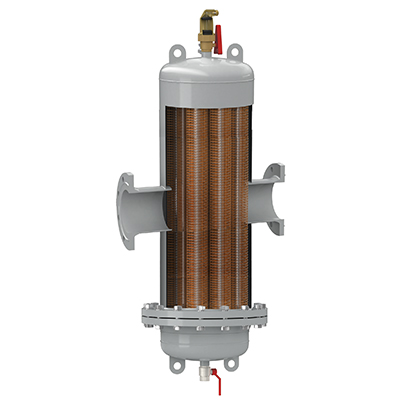 Separator combinat Extwin Otel cu flansa de service - sectiune