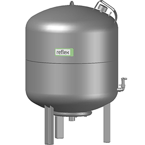 Utilizat pt mentinerea presiunii si compensarea volumului intr-o instalatie de incalzire, instalatie solara sau instalatie de apa racita, in circuit inchis