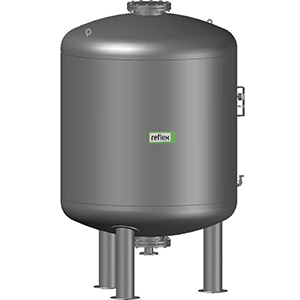 Utilizat pt mentinerea presiunii si compensarea volumului intr-o instalatie de incalzire, instalatie solara sau instalatie de apa racita, in circuit inchis